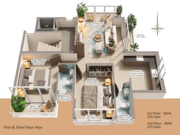 Tulip House Plan 1